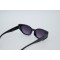 Дамски котешки слънчеви очила с пластмасов материал, отстрани е дебел дизайнYJZ77 3