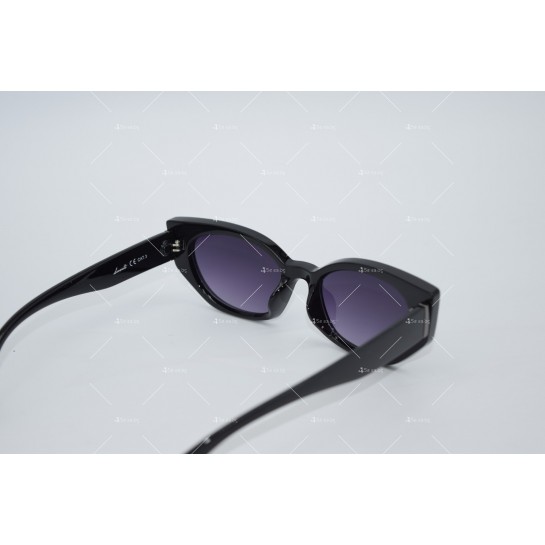 Дамски котешки слънчеви очила с пластмасов материал, отстрани е дебел дизайнYJZ77