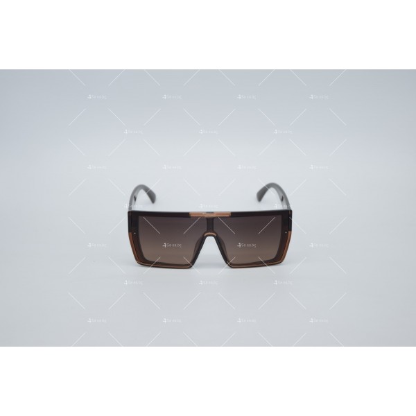 Дамски слънчеви очила c големи стъкла, отстрани с лого дизайн YJZ79 2