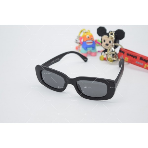Правоъгълни детски слънчеви очила с дебела рамка YJZ82 1