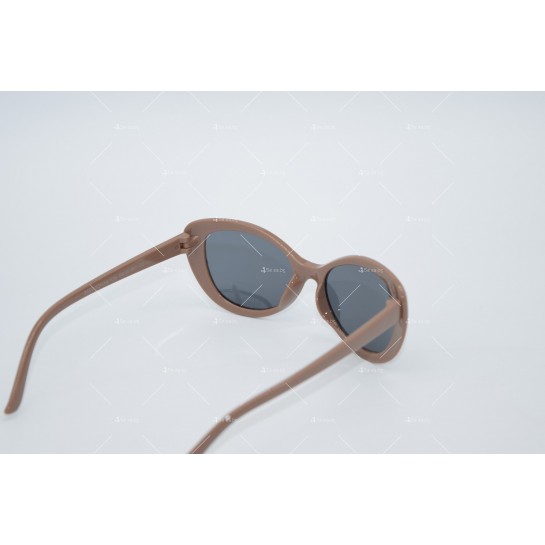 Детски слънчеви очила котешко око с пластмасова рамка и страни YJZ88