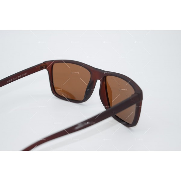 Мъжки слънчеви очила с голяма рамка, страната е пластмасова YJZ102 3
