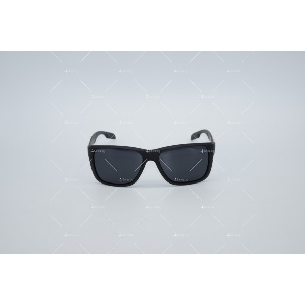Мъжки слънчеви очила от пластмаса с червенa линия отстрани YJZ103 2