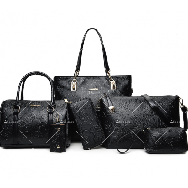Комплект от 6 броя луксозни дамски чанти BAG2 2