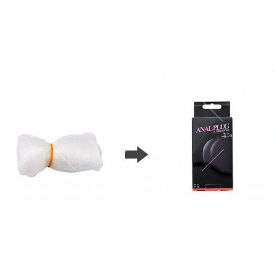 Релефна анална секс играчка от неръждаема стомана  - STL145