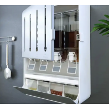 Стенен кухненски диспенсър за съхранение и лесен достъп до продукти