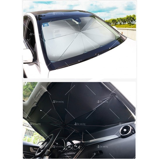 Сенник-чадър за автомобил: Защита от UV лъчи TV1238