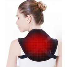 Нагревателна подложка за гръб с презрамки за носене през деня