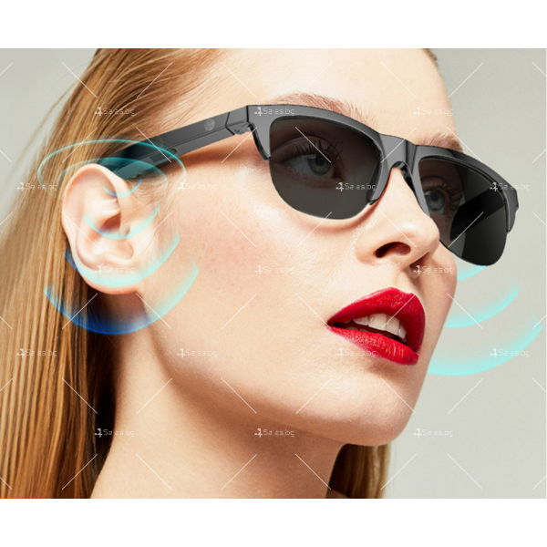 Блутут очила със слънцезащита и аудио с костна проводимост 15