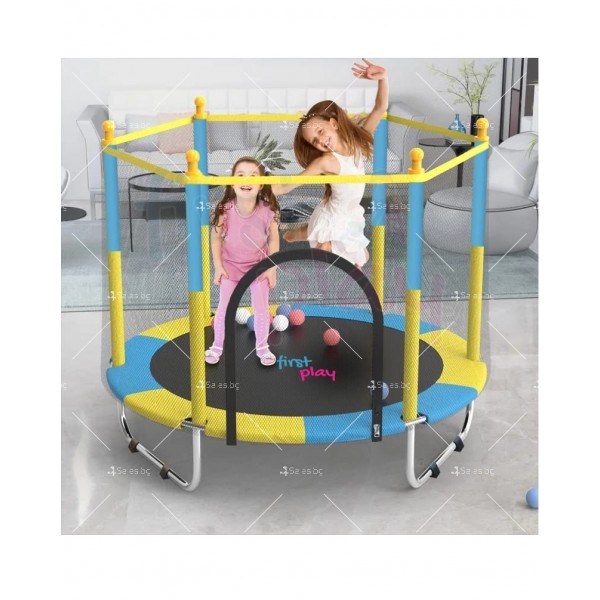 Детски портативен батут със защитна мрежа BBC1-75CM 1