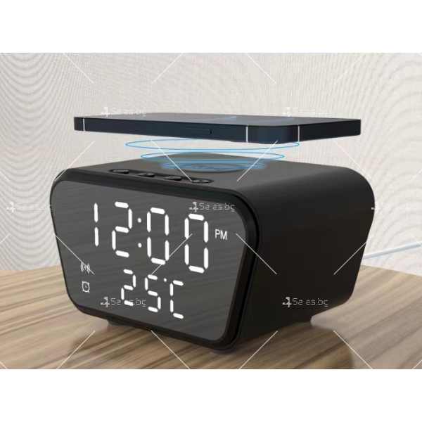 Електронен часовник с безжично зареждане на смартфона TV1258 4