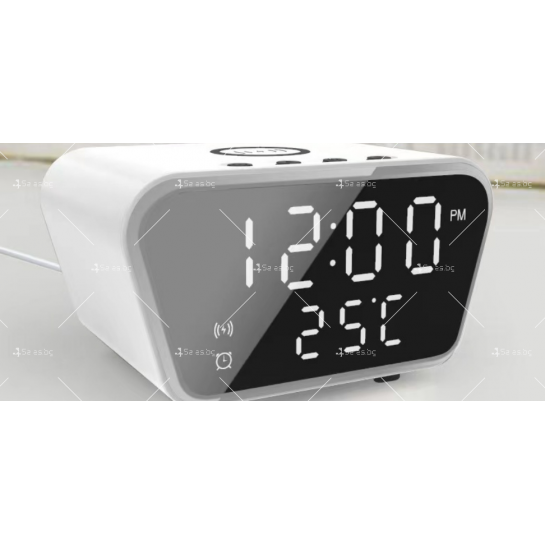 Електронен часовник с безжично зареждане на смартфона TV1258