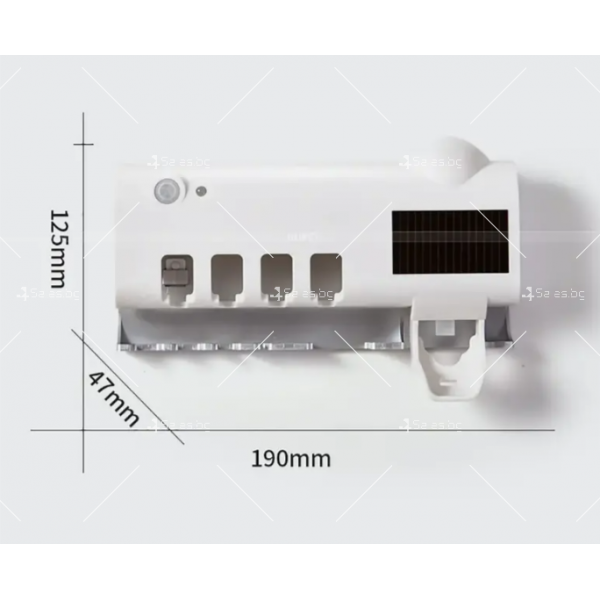 Комбиниран уред 2в1 – диспенсър за паста за зъби и стерилизатор за четки TV1213B 7