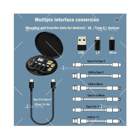 Комплект адаптери за USB кабел CA143