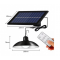 Соларна външна лампа с LED-осветление, широк соларен панел и дистанционно H LED73 11