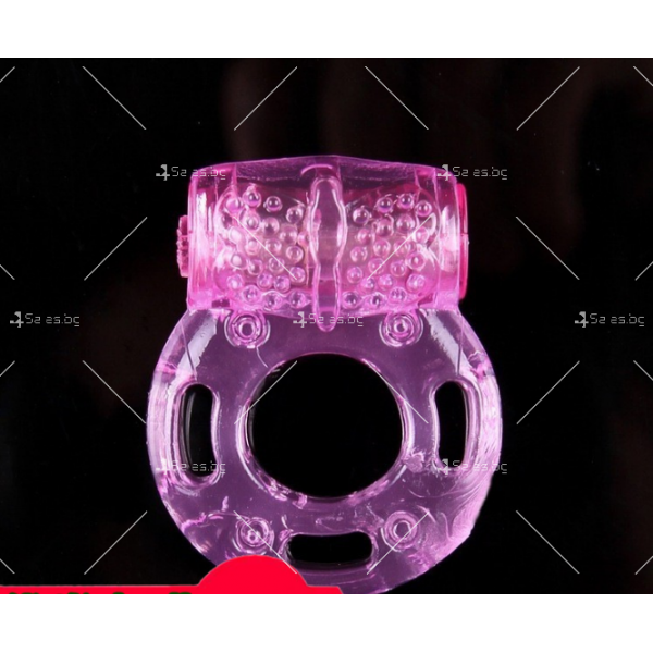 Мъжки вибриращ пръстен с еластична консистенция и функция за заключване STL160 5