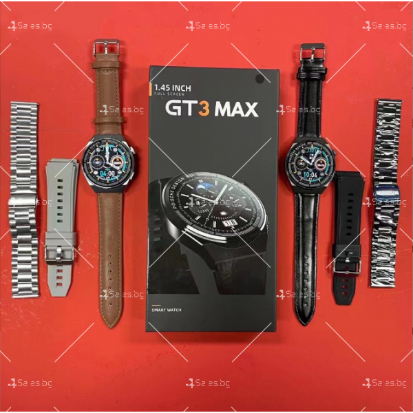 GT3 MAX Смарт часовник с невероятен дизайн и елегантна визия 1