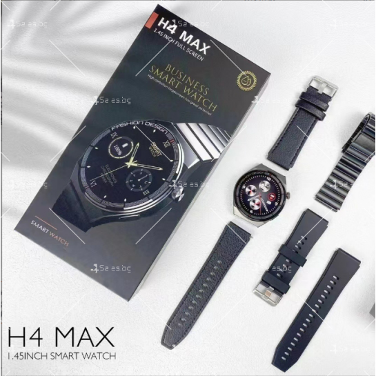 H4 MAX Смарт часовник с невероятен дизайн и елегантна визия SMW8