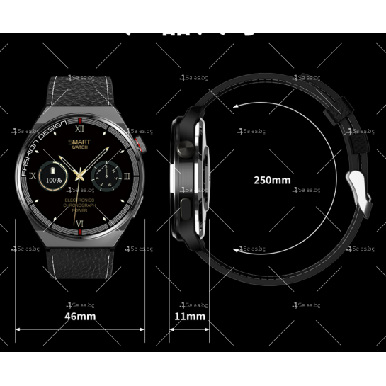H4 MAX Смарт часовник с невероятен дизайн и елегантна визия SMW8