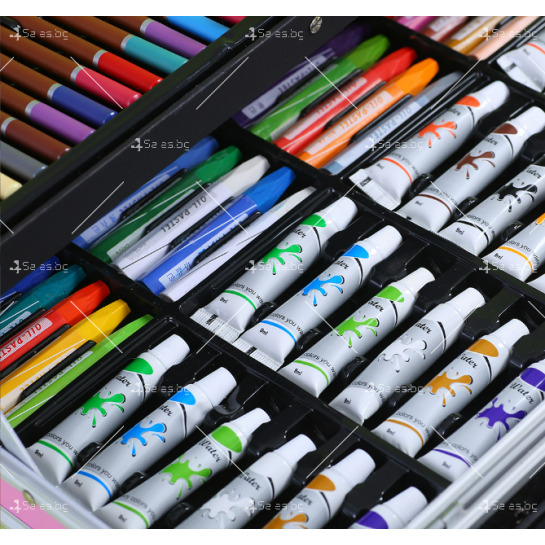 Творчески комплект за рисуване с изключително разнообразие от цветове 3 — 4sales Творчески комплект за рисуване с изключително разнообразие от цветове