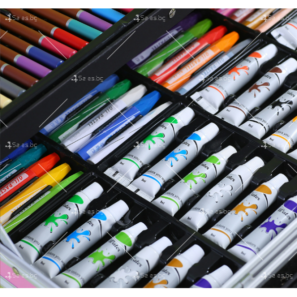 Творчески комплект за рисуване с изключително разнообразие от цветове 3 — 4sales Творчески комплект за рисуване с изключително разнообразие от цветове