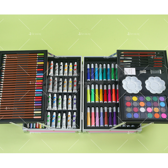 Творчески комплект за рисуване с изключително разнообразие от цветове 14 — 4sales Творчески комплект за рисуване с изключително разнообразие от цветове