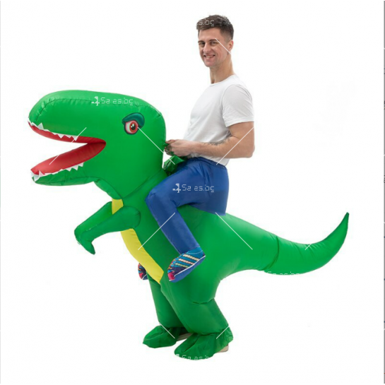 Детски надуваем костюм динозавър