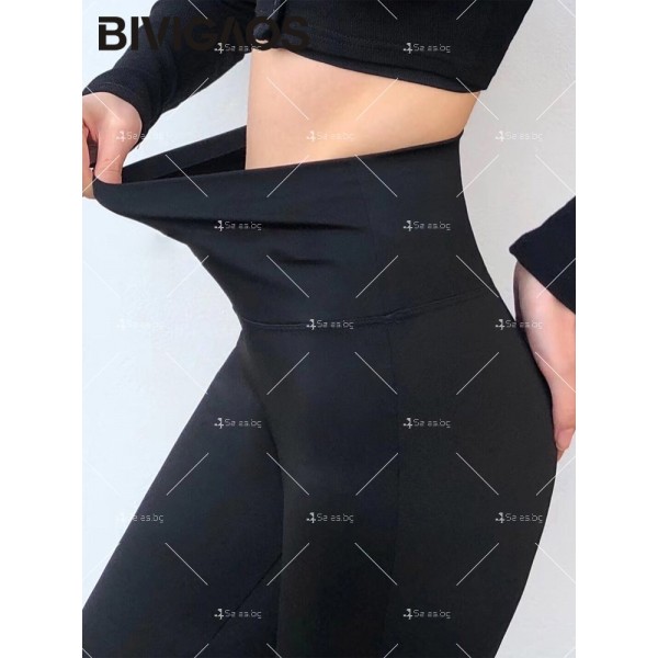 Спортно-елегантен панталон в черен цвят - GF82 3