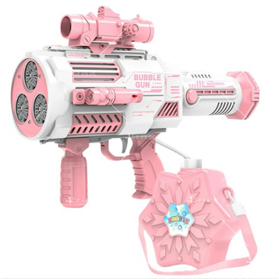 Пистолет-играчка за създаване на мехурчета
