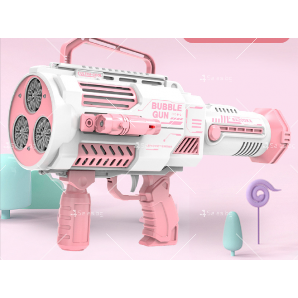 Пистолет-играчка за създаване на мехурчета 6