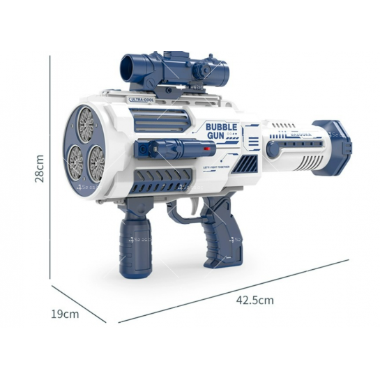 Пистолет-играчка за създаване на мехурчета
