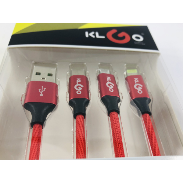 3в1 USB кабел за зареждане на устройства CA8