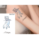 Лепенка за тяло тип „татуировка“ HZS1039